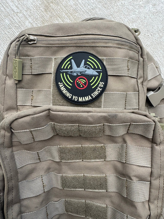 Jammin Yo Mama Jet Military Patch Patch military apparel sticker patch aviation funny custom usmc navy best military aviation apparel patches and motto gym workout garage flags t-shirt mens