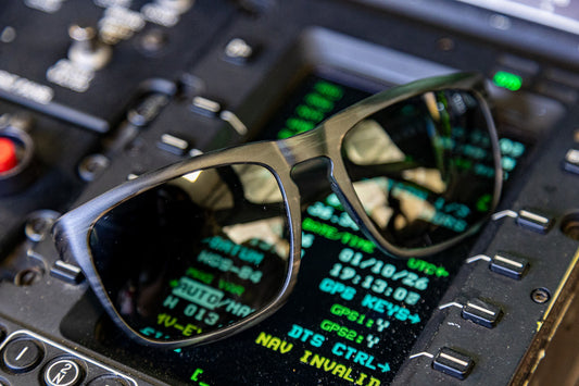 Nomad Aviator Sunglasses – Polarized, MFD Compatible