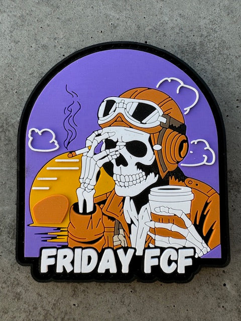 Friday FCF Military Aviation PVC Patch Patch military apparel sticker patch aviation funny custom usmc navy best military aviation apparel patches and motto gym workout garage flags t-shirt mens