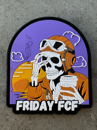 Friday FCF Military Aviation PVC Patch Patch military apparel sticker patch aviation funny custom usmc navy best military aviation apparel patches and motto gym workout garage flags t-shirt mens