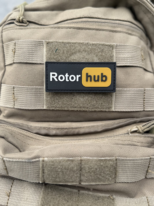 RotorHub Funny Military Aviation PVC Patch Patch military apparel sticker patch aviation funny custom usmc navy best military aviation apparel patches and motto gym workout garage flags t-shirt mens