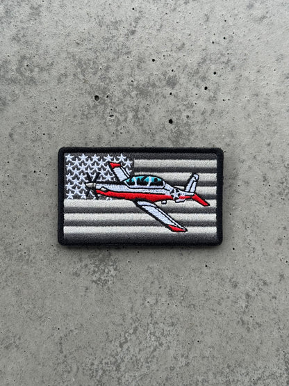 T6 Texan American Flag Military Aviation Patch military apparel sticker patch aviation funny custom usmc navy best military aviation apparel patches and motto gym workout garage flags t-shirt mens