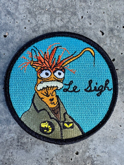 Le Sigh Funny Military Aviation Patch Patch military apparel sticker patch aviation funny custom usmc navy best military aviation apparel patches and motto gym workout garage flags t-shirt mens