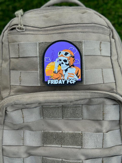 Friday FCF Military Aviation PVC Patch Patch military apparel sticker patch aviation funny custom usmc navy best military aviation apparel patches and motto gym workout garage flags t-shirt mens