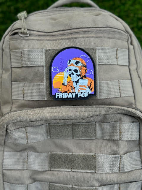 Friday FCF Military Aviation PVC Patch Patch military apparel sticker patch aviation funny custom usmc navy best military aviation apparel patches and motto gym workout garage flags t-shirt mens