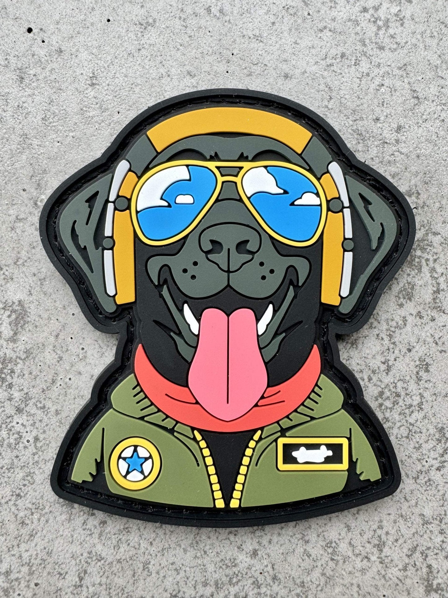 Fly Boy Dog Aviator Funny Military Patch Patch military apparel sticker patch aviation funny custom usmc navy best military aviation apparel patches and motto gym workout garage flags t-shirt mens