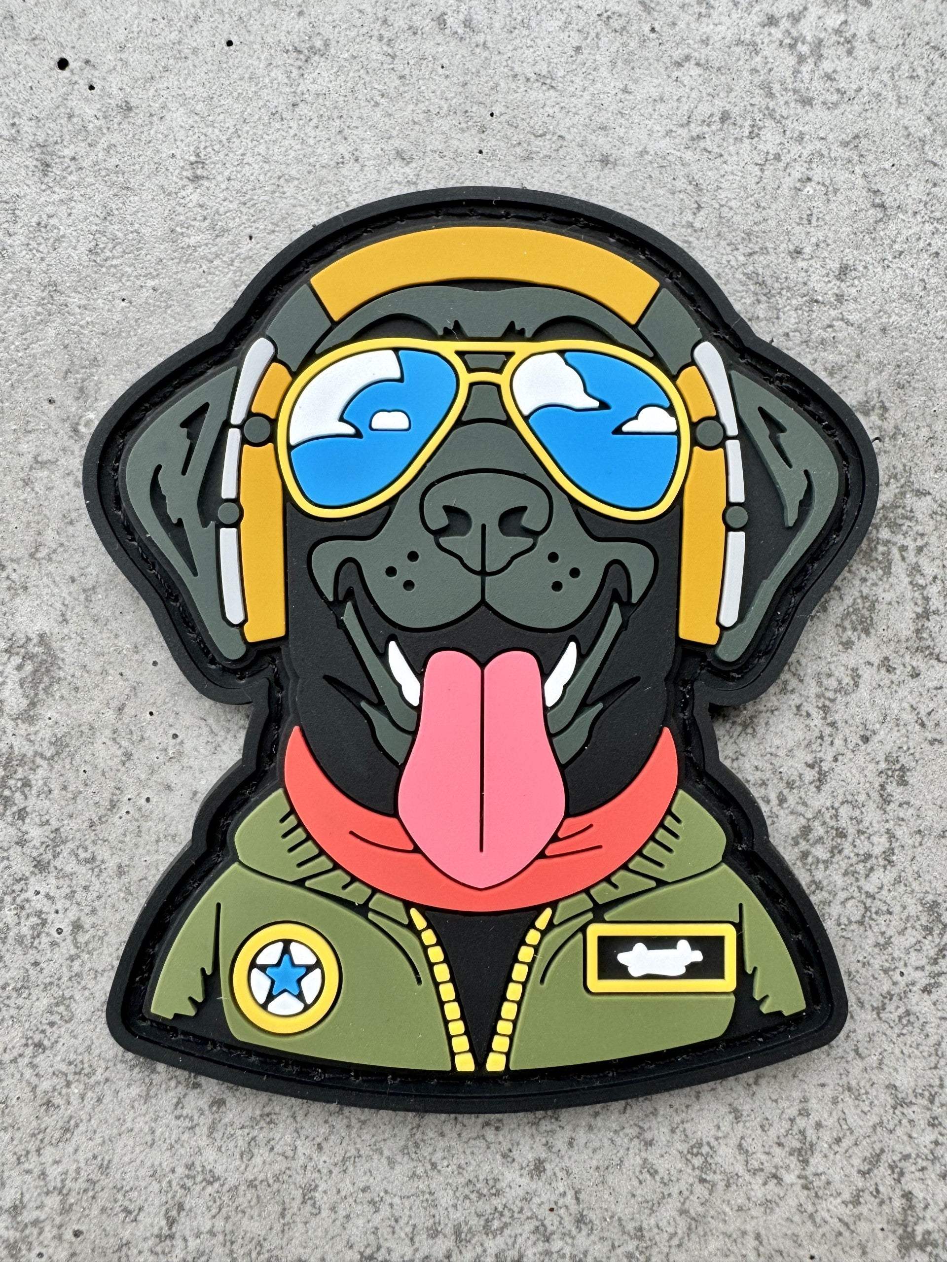 Fly Boy Dog Aviator Funny Military Patch Patch military apparel sticker patch aviation funny custom usmc navy best military aviation apparel patches and motto gym workout garage flags t-shirt mens