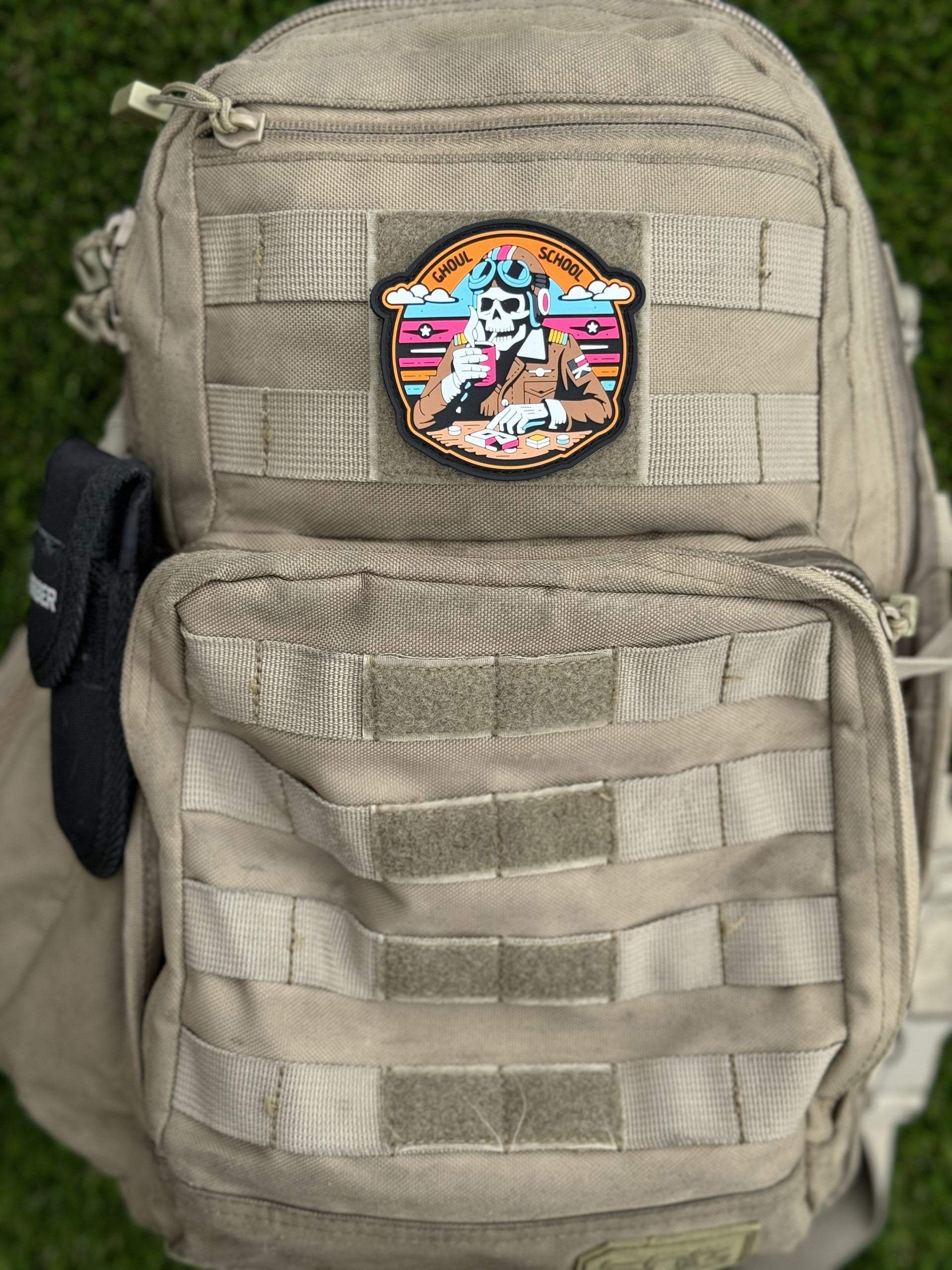 Ghoul School Military Aviation Patch Patch military apparel sticker patch aviation funny custom usmc navy best military aviation apparel patches and motto gym workout garage flags t-shirt mens